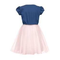 Pink/Navy Confirmation/Special Occasion Dress Style 0SS-01B