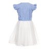 Ivory/Blue Confirmation/Special Occasion Dress Style 0SS-02