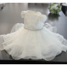 TETER WARM HANDMADE BABY GIRL IVORY CHRISTENING DRESS STYLE B72