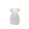 White Baby Girl Christening Gown & Bonnet Style G002