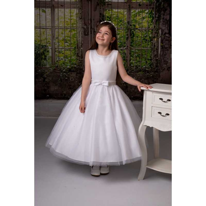 Sweetie Pie First Holy Communion White Dress Style 4066