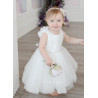 TETER WARM HANDMADE BABY GIRL IVORY CHRISTENING DRESS STYLE B104