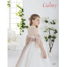 CARMY IVORY/PINK HANDMADE FIRST HOLY COMMUNION DRESS STYLE 2205