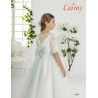 IVORY/MINT HANDMADE FIRST HOLY COMMUNION DRESS STYLE 2208