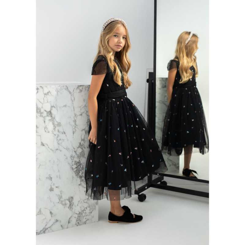 BLACK CONFIRMATION/SPECIAL OCCASION DRESS STYLE 1AW-10