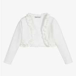 Sarah Louise Ivory Baby Girl Christening Cardigan Style 006675