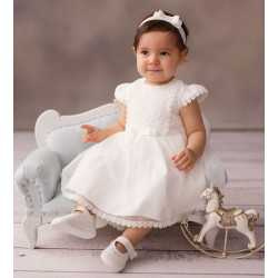 Ivory Baby Girl Christening Dress Style Gloria