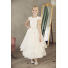 Teter Warm Ivory Handmade First Holy Communion Dress Style DS04