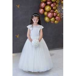 Ivory Handmade First Holy Communion Dress Style ISADORA IVORY