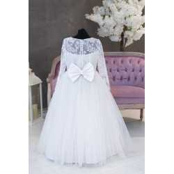 Handmade White First Holy Communion Dress Style MIKELA WHITE