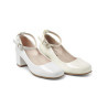 Girls White Communion / Flower Girls Shoes Julia