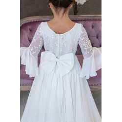 Ivory Handmade First Holy Communion Dress Style SILENA