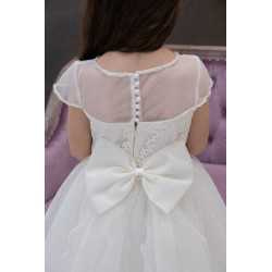 Handmade Ivory First Holy Communion Dress Style ROSARIO BIS