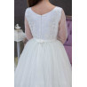 Handmade Ivory Long Sleeved First Holy Communion Dress Style NAOMI IVORY