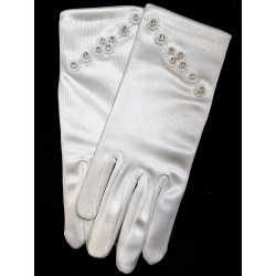 White Communion Gloves Cg759