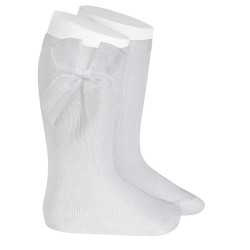 WHITE BABY GIRL KNEE CHRISTENING/BAPTISM SPANISH SOCKS STYLE 2.439/2