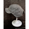 Light Grey Checkered Baby Boy Christening Hat Style HAT 019