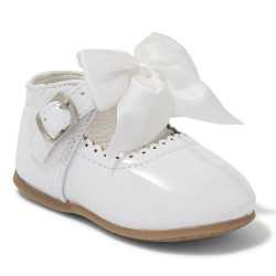 Christening / Flower Girl Baby Girls White Shoes Style KYLIE