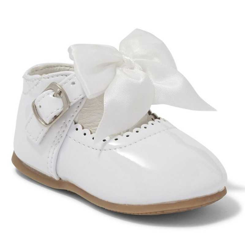 Christening / Flower Girl Baby Girls White Shoes Style KYLIE