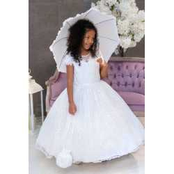 HANDMADE FIRST HOLY COMMUNION DRESS STYLE T-950