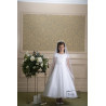 Sweetie Pie First Holy Communion White Dress & Veil Style 4038