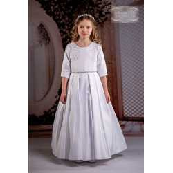 Sweetie Pie First Holy Communion White Dress Style 4076