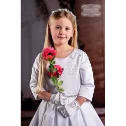 Sweetie Pie First Holy Communion White Dress Style 4076