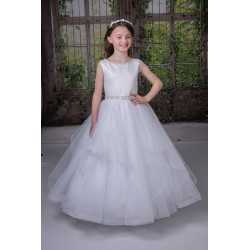 SWEETIE PIE WHITE FIRST HOLY COMMUNION DRESS STYLE 4050