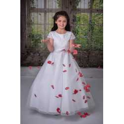 Sweetie Pie First Holy Communion White Dress & Veil Style 4038