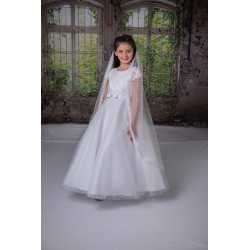 Sweetie Pie First Holy Communion White Dress & Veil Style 4038