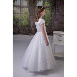 Sweetie Pie First Holy Communion White Dress Style 4001