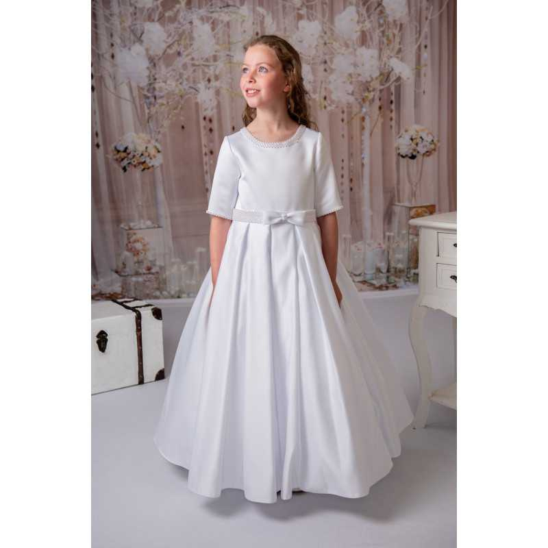 Sweetie Pie First Holy Communion White Dress Style AVA