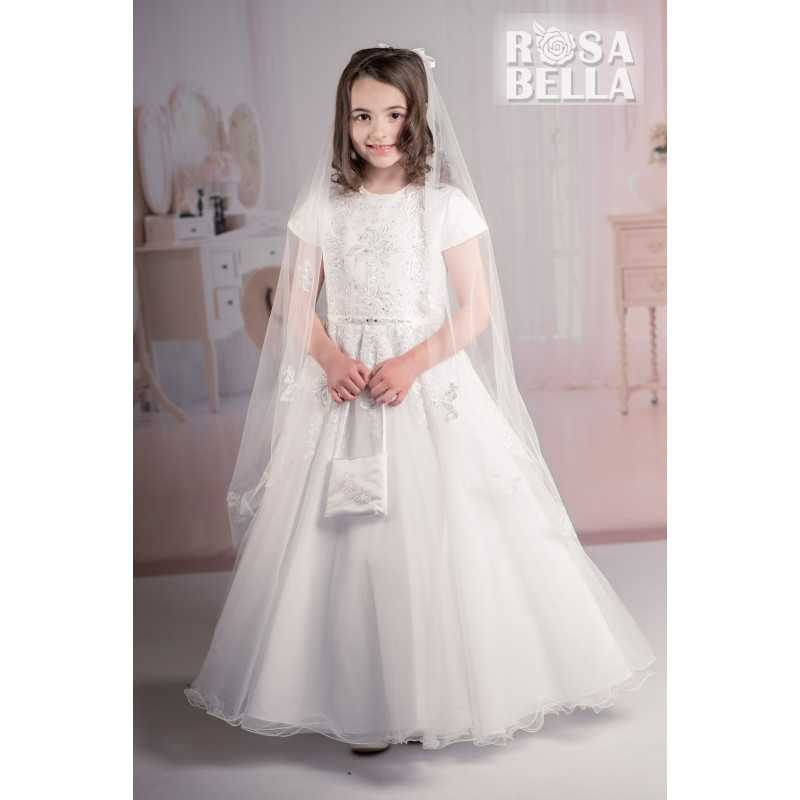 Sweetie Pie First Holy Communion White Dress Style RB627