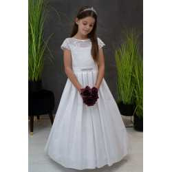 White Handmade First Holy Communion Dress Style ASHLING