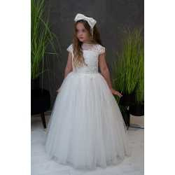 Ivory Handmade First Holy Communion Dress Style SIBILLA IVORY