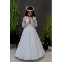 Lovely Lace First Holy Communion Dress Style AGGIE