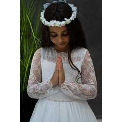 Lovely Lace First Holy Communion Dress Style AGGIE