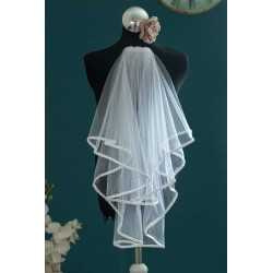 White First Holy Communion Veil Style CV158