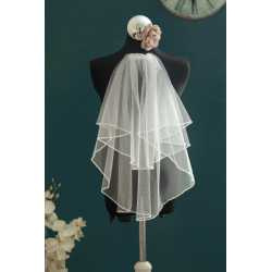 White First Holy Communion Veil CV180