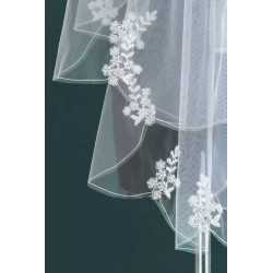 Gorgeous White First Holy Communion Veil by Little People Style 2041