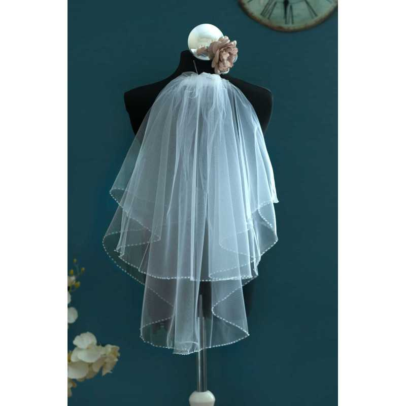 White First Holy Communion Veil Style 2096