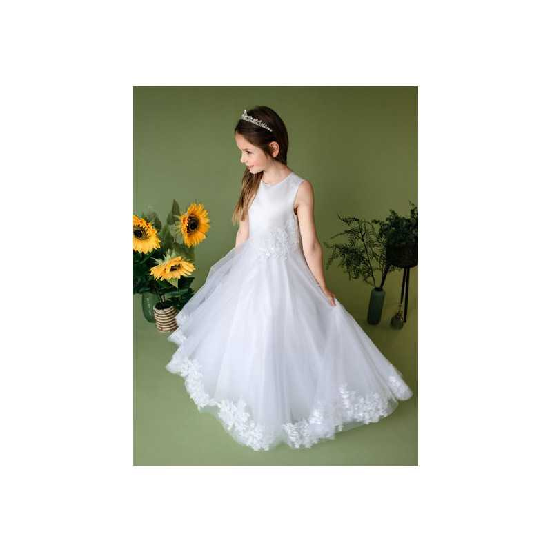 Linzi Jay White First Holy Communion Dress Style LANA