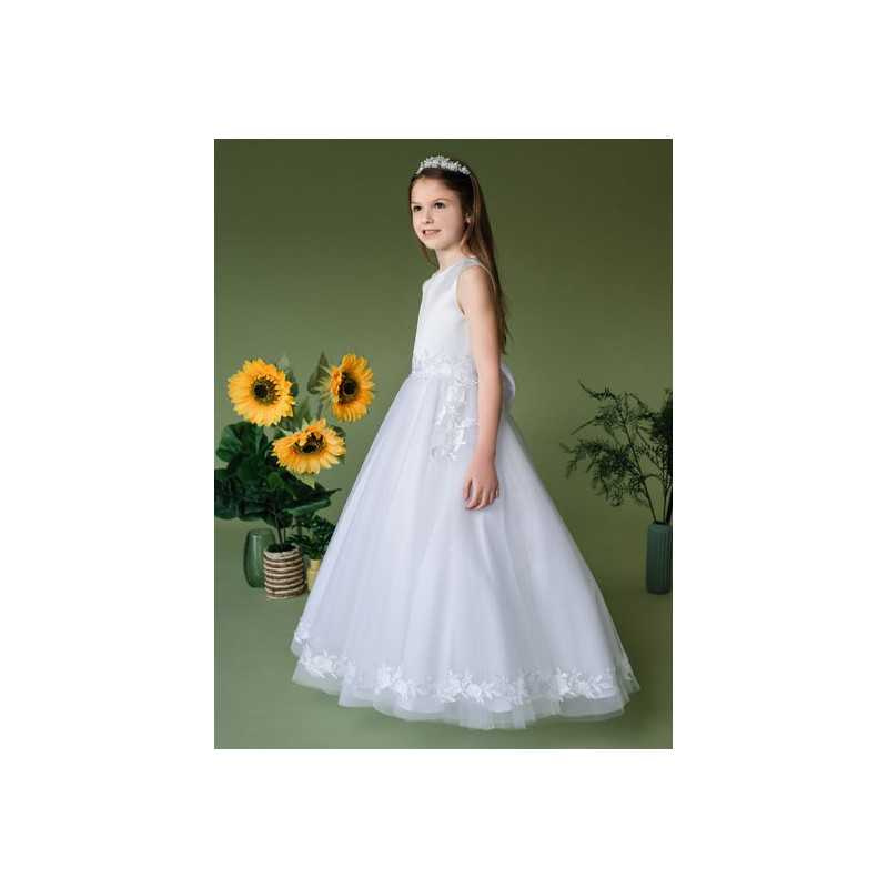 LINZI JAY WHITE FIRST HOLY COMMUNION DRESS STYLE PEYTON