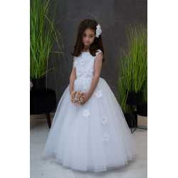 Lovely Handmade First Holy Communion Dress Style LIVIA SHIMMER