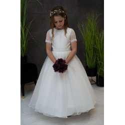 Ivory Handmade First Holy Communion Dress Style DIAMOND BERENICE IVORY