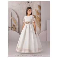 Carmy Handmade Ivory/Pink First Holy Communion Dress Style 3805