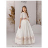 Carmy Handmade Ivory/Pink First Holy Communion Dress Style 3602