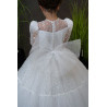 HANDMADE WHITE FIRST HOLY COMMUNION DRESS T-126