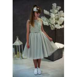 Sage Confirmation Dress Style Ko22530