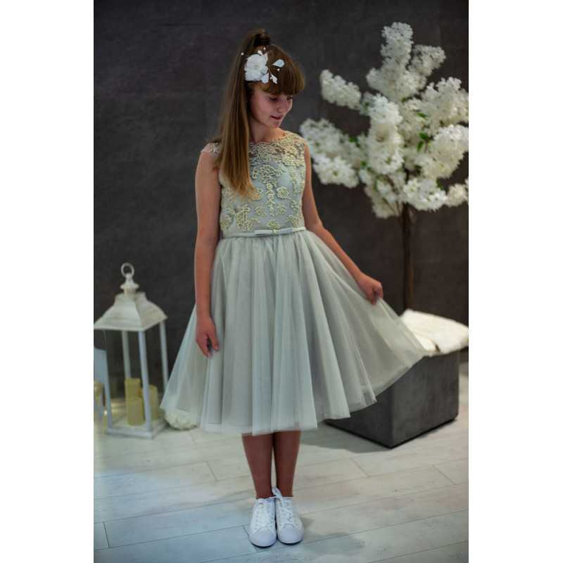 Sage Confirmation Dress Style Ko22530